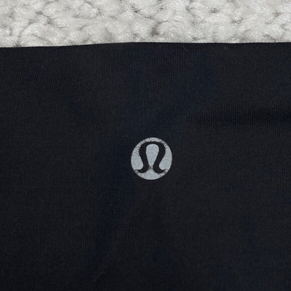 Lululemon Run Top Speed Crop Legging Green Camo Womens 8 - Picture 5 of 9